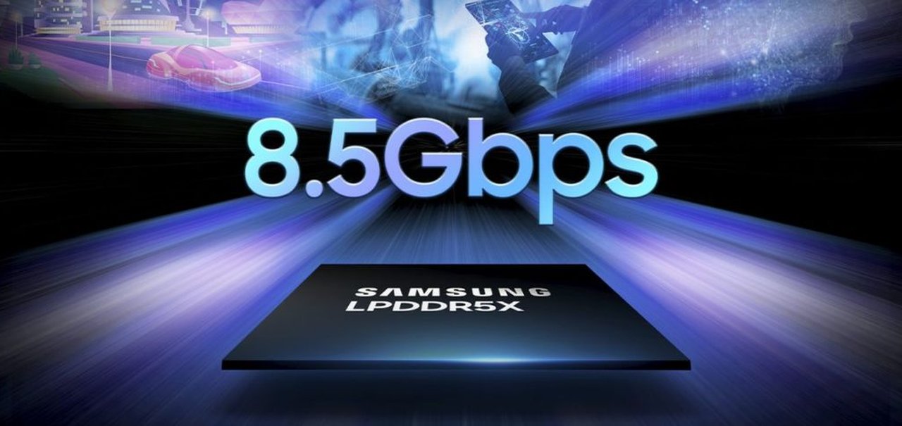 Samsung revela memória DRAM mais rápida do mundo, de até 8,5 Gbps