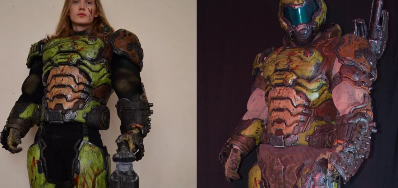 Diretamente do inferno: cosplay de Doom Slayer está pronto pro combate