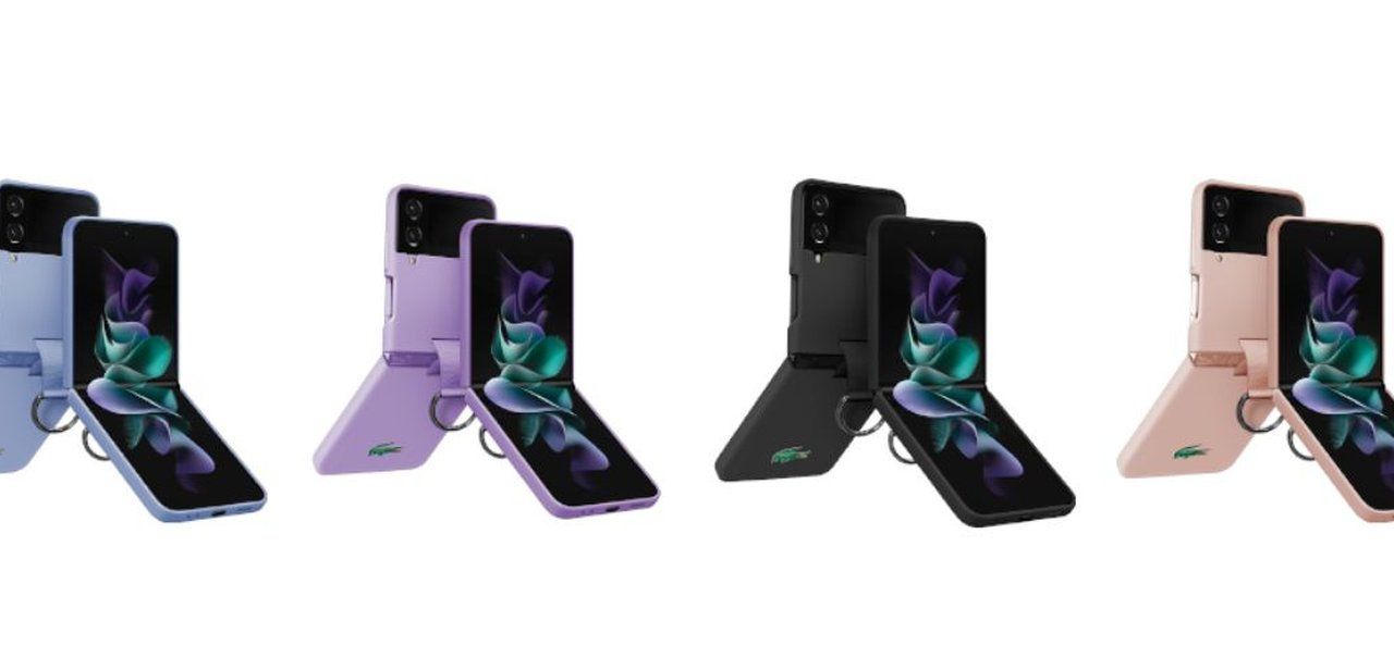 Samsung lança capas da Lacoste para Galaxy Z Flip 4; veja imagens