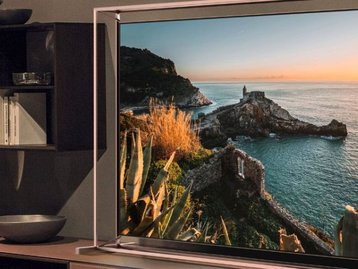 Conceito de TV OLED da LG não tem bordas e 'flutua' em moldura