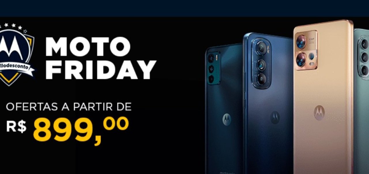 Motorola lança #motofriday com até 30% off