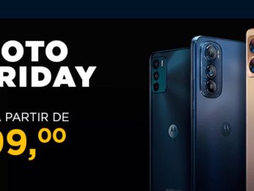 Motorola lança #motofriday com até 30% off