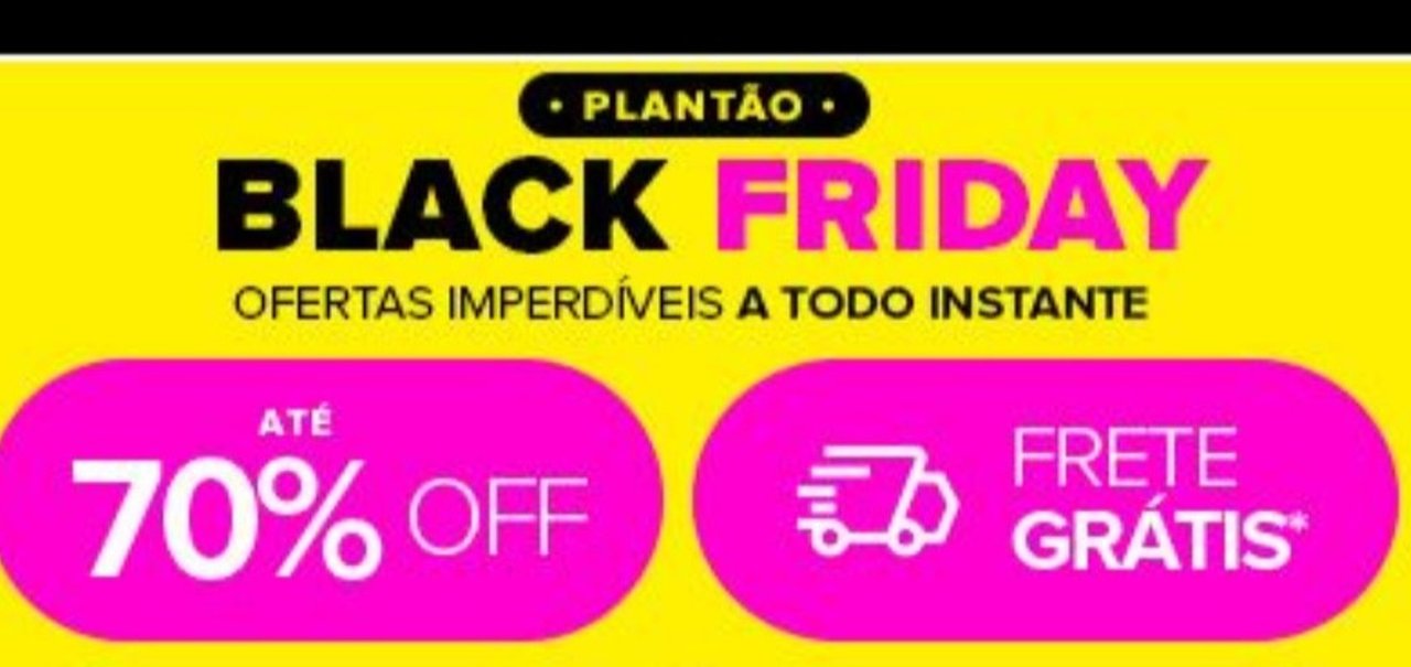 Última semana de ofertas Plantão Black Friday no Mercado Livre