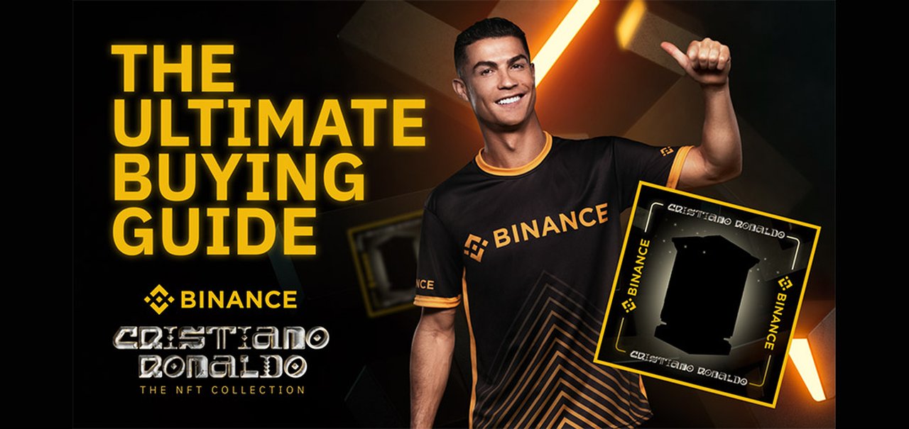 Cristiano Ronaldo lança sua 1ª coleção de NFTs com a Binance