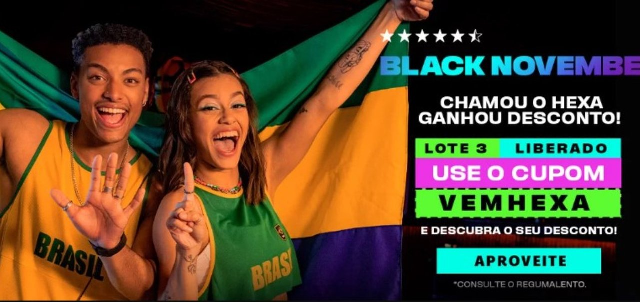 Black November da Netshoes oferece até 80% de desconto e cupom