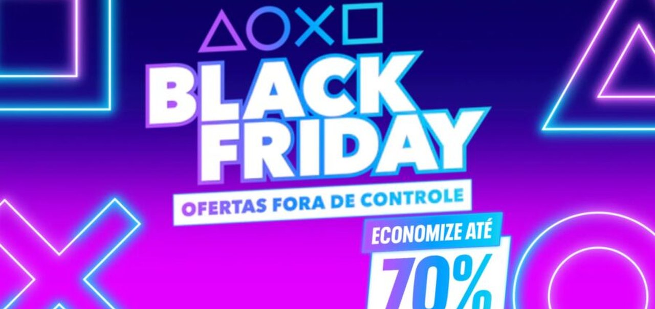 Promoção de Black Friday da PS Store traz descontos de até 70%