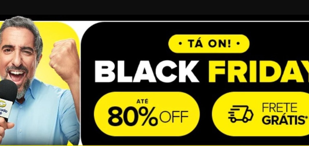 Grandes marcas com 80% off na Black Friday do Mercado Livre