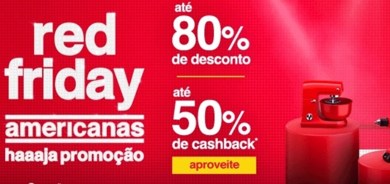 Black Friday da Americanas começou com até 80% de desconto