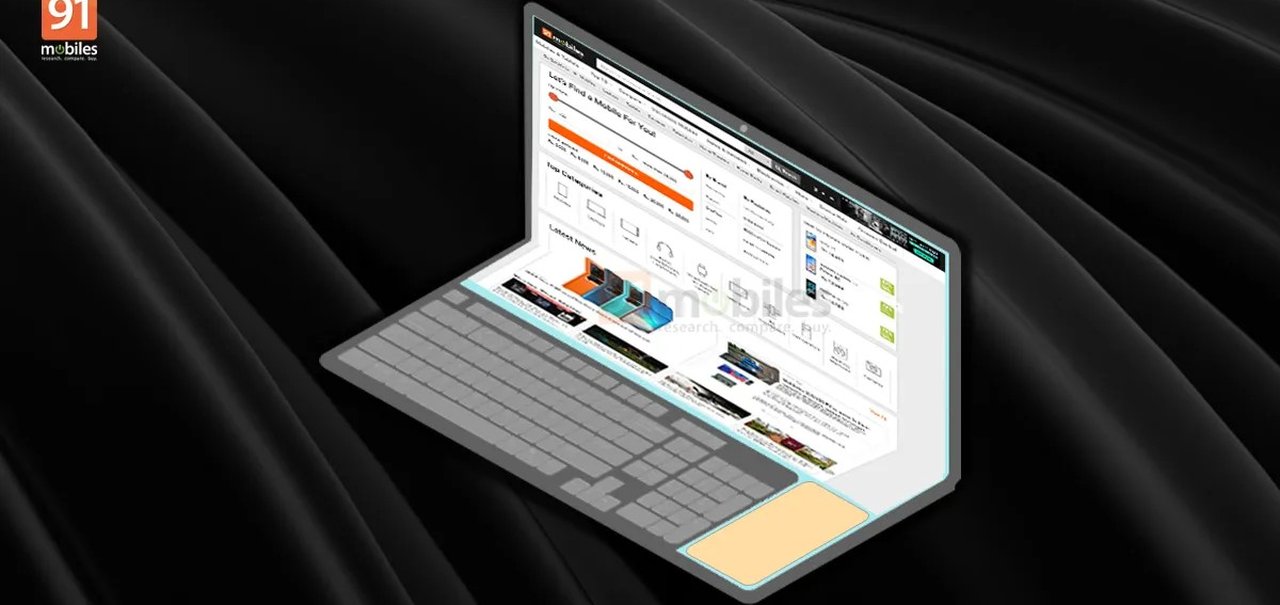Veja como pode ser o design do notebook dobrável da Samsung