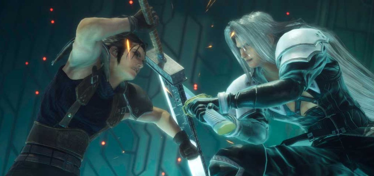 Crisis Core Final Fantasy 7 tem peso revelado no PS4 e PS5; veja