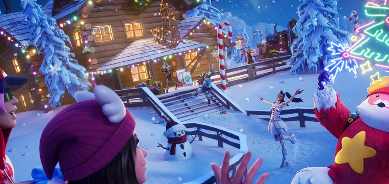 Fortnite traz skins grátis e mais em evento de Natal