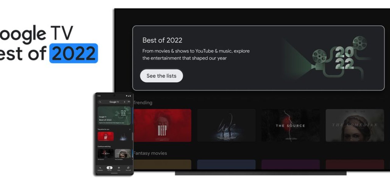 Google TV destaca melhores filmes e séries de 2022