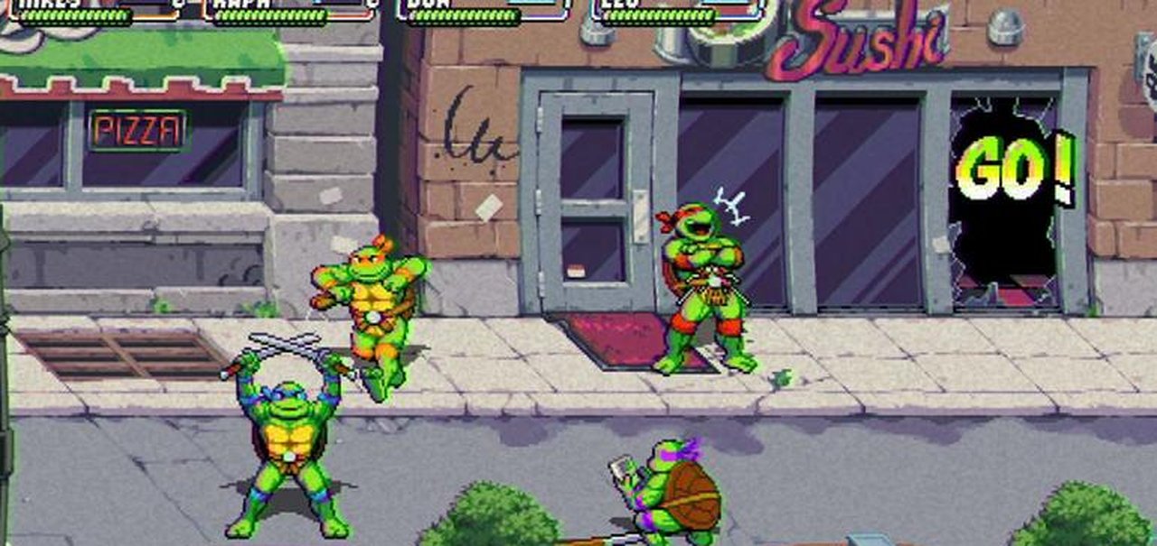 TMNT Shredder's Revenge ganha update que traz filtro de TV antiga