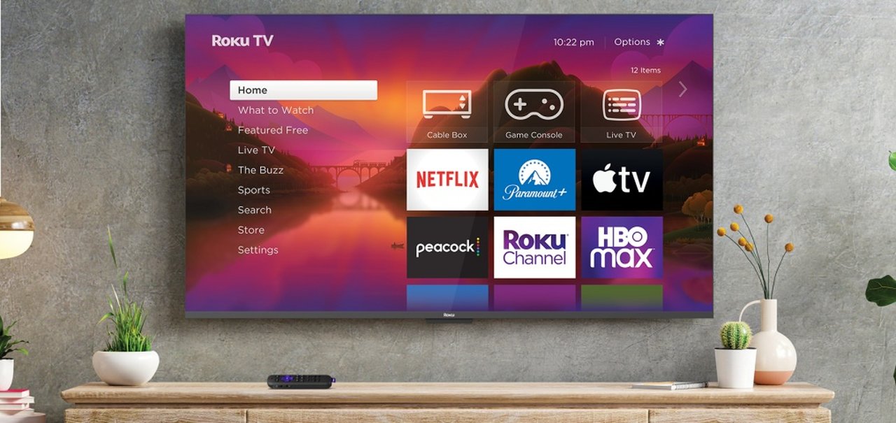 Roku anuncia Smart TVs de fabricação própria com preço acessível