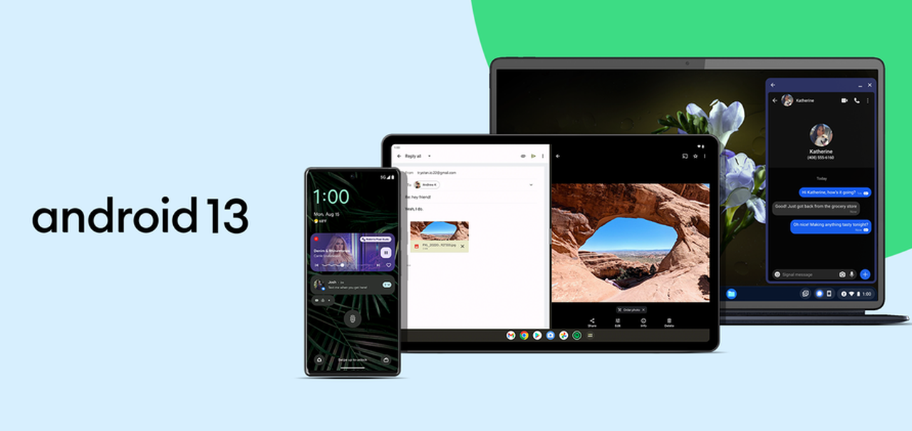 Android 13 está em 5,2% dos celulares meses após a estreia