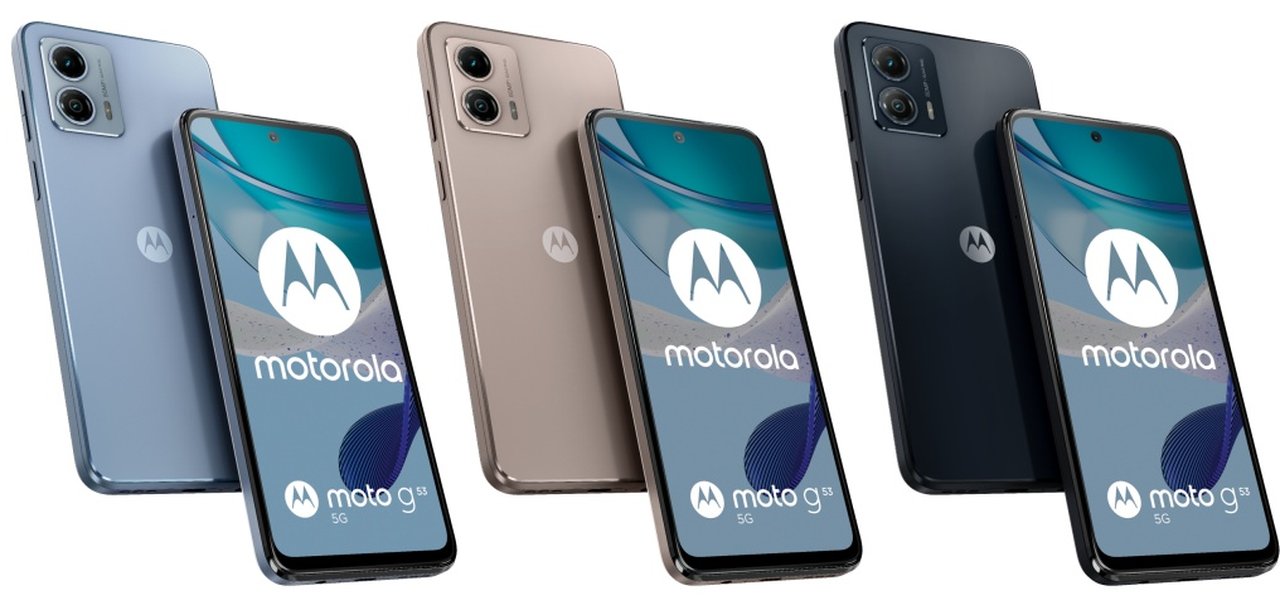 Motorola lança Moto G53 5G e G73 5G, além dos básicos G23 e G13