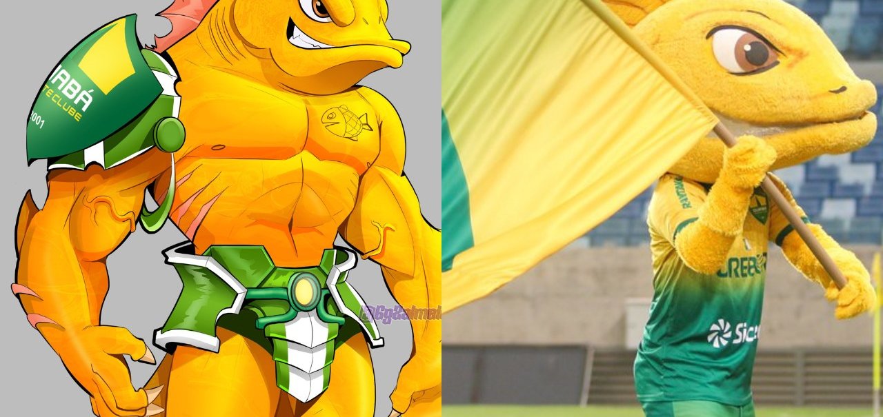 Artista imagina mascote de clube do Brasileirão como lutador de videogame