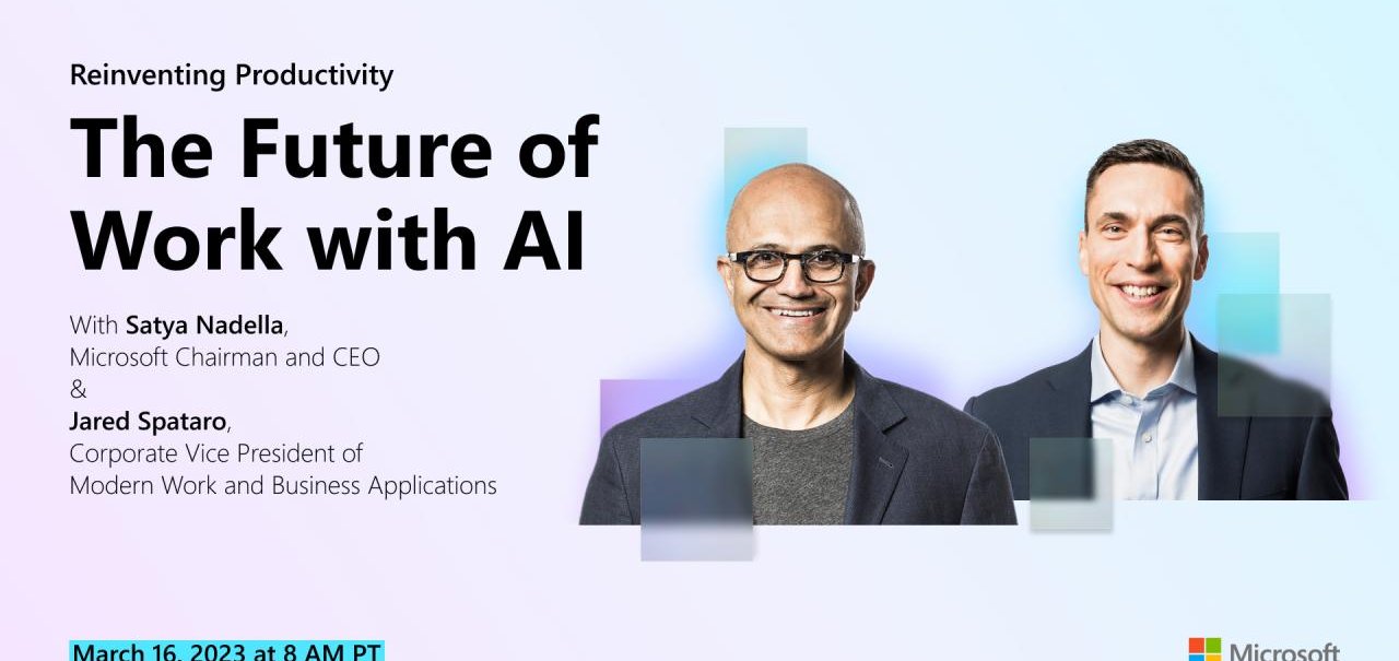 Microsoft apresentará 'futuro do trabalho com IA' dia 16 de março