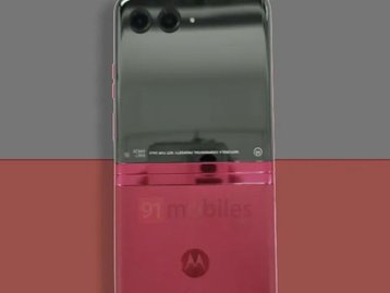 Moto Razr 2023: imagem mostra dobrável da Motorola com duas cores