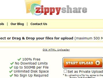 Zippyshare: site de compartilhamento de arquivos está fechando