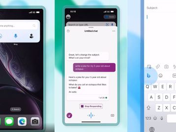 Bing sai na frente do Bard e ganha widget para celulares Android e iOS
