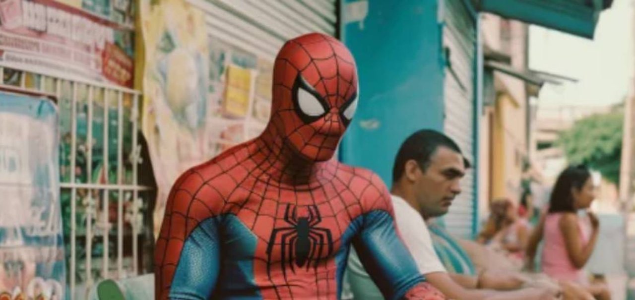 Homem-Aranha: herói ganha versão brasileira em imagens de IA