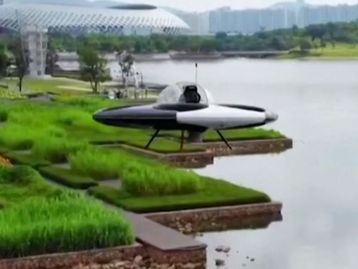 'Disco voador' chinês tem primeiro teste realizado e impressiona