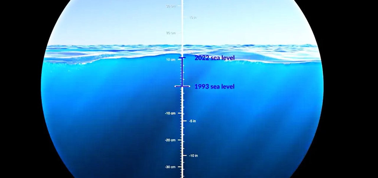 Elevação do nível dos oceanos da Terra assusta cientistas da NASA