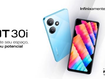 Infinix HOT 30i chega ao Brasil com 8 GB de RAM e bateria de 5.000 mAh