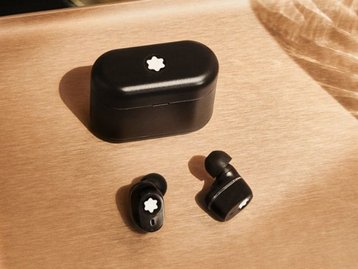 Fone sem fio Montblanc MTB 03 estreia com visual de luxo e preço alto