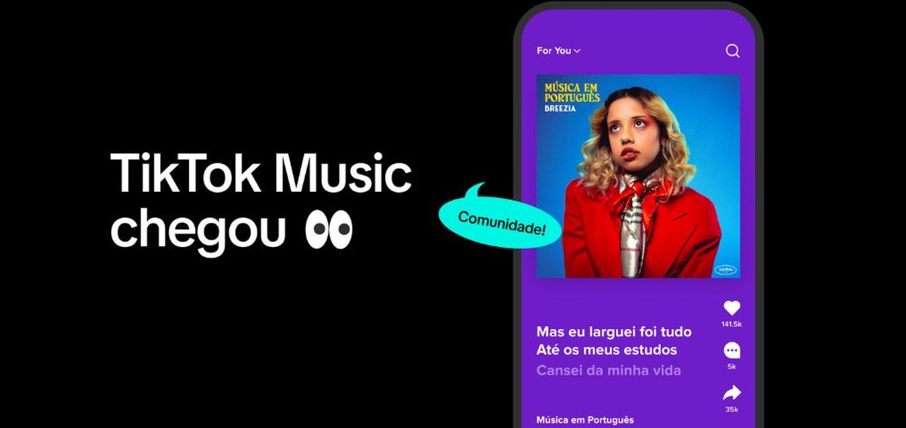 TikTok lança streaming de música no Brasil com preços a partir de R$ 8,50