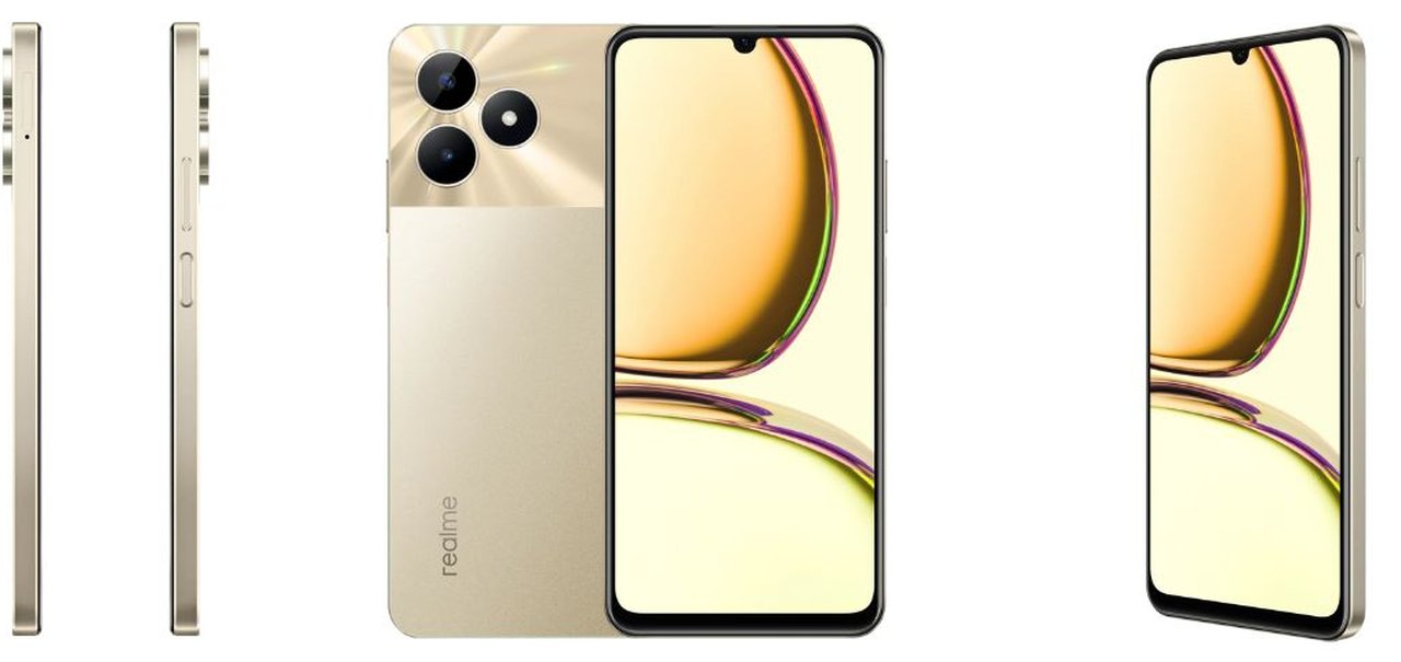 Nova versão do Realme C53 tem câmera de 108 MP e carregamento mais lento