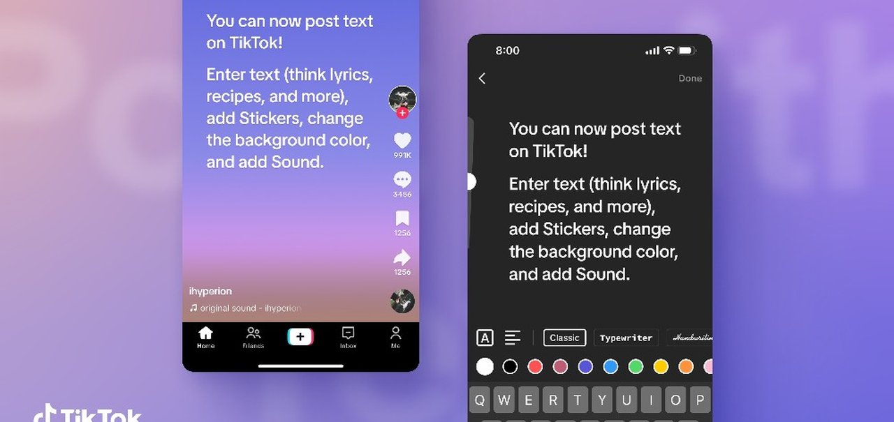 TikTok lança função para postar textos; veja como fazer