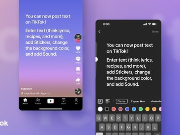 TikTok lança função para postar textos; veja como fazer