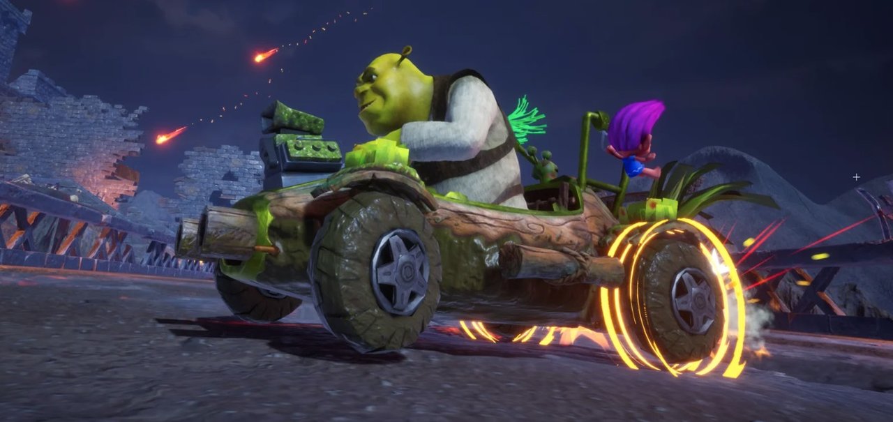 DreamWorks All-Star Kart Racing reúne Shrek, Kung-Fu Panda e mais