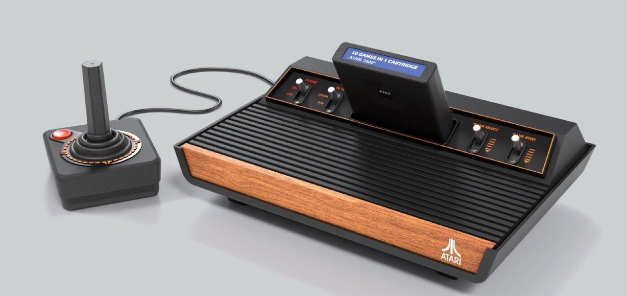 Atari 2600 ganha versão moderna com suporte a cartuchos; conheça o console