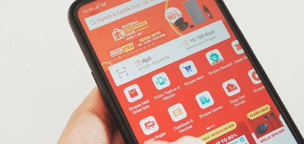 Shopee libera cupom de frete grátis em compras a partir de R$ 10