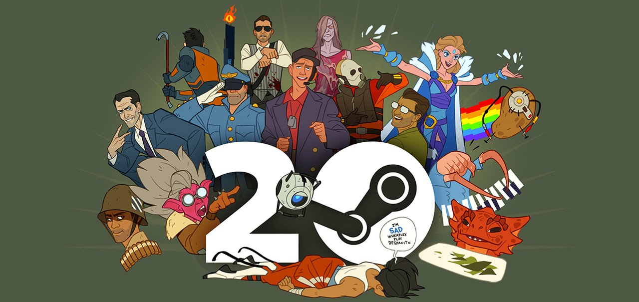 Steam: plataforma de jogos completa 20 anos, veja o que mudou