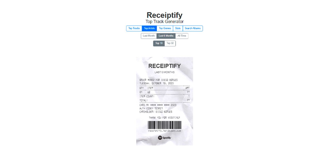 Como criar o Receiptify do Spotify e compartilhar nas suas redes?