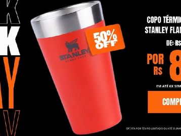 Copo Stanley a partir de R$ 80: veja algumas ofertas de Black Friday no site da marca