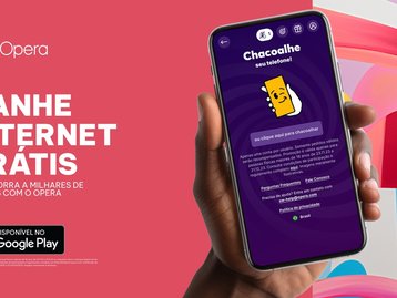 Opera sorteia prêmios no Brasil como corridas de Uber e vouchers do iFood