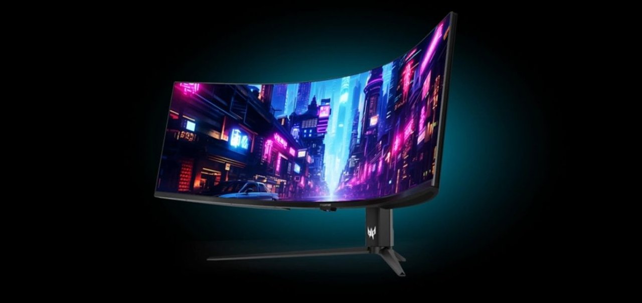 Acer apresenta Predator Z57, novo monitor gamer curvo de 57'