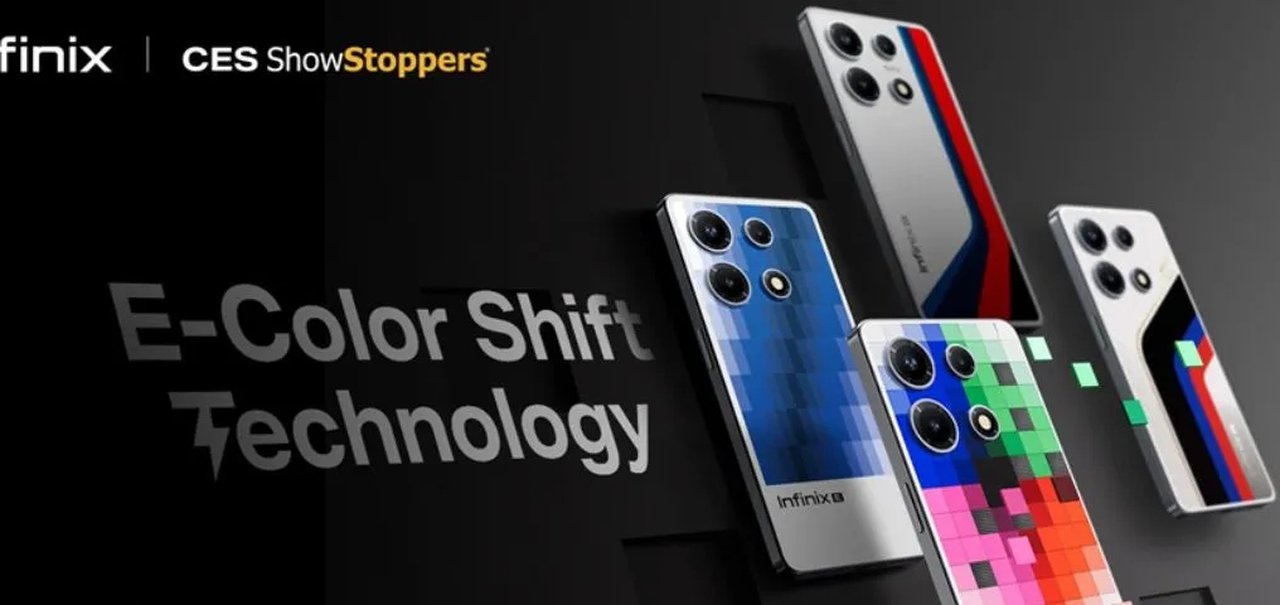 Infinix apresenta E-Shift Color, tecnologia que permite mudar a cor do celular