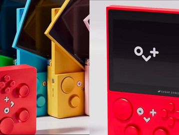 Novo console portátil retrô possui tela OLED giratória! Conheça