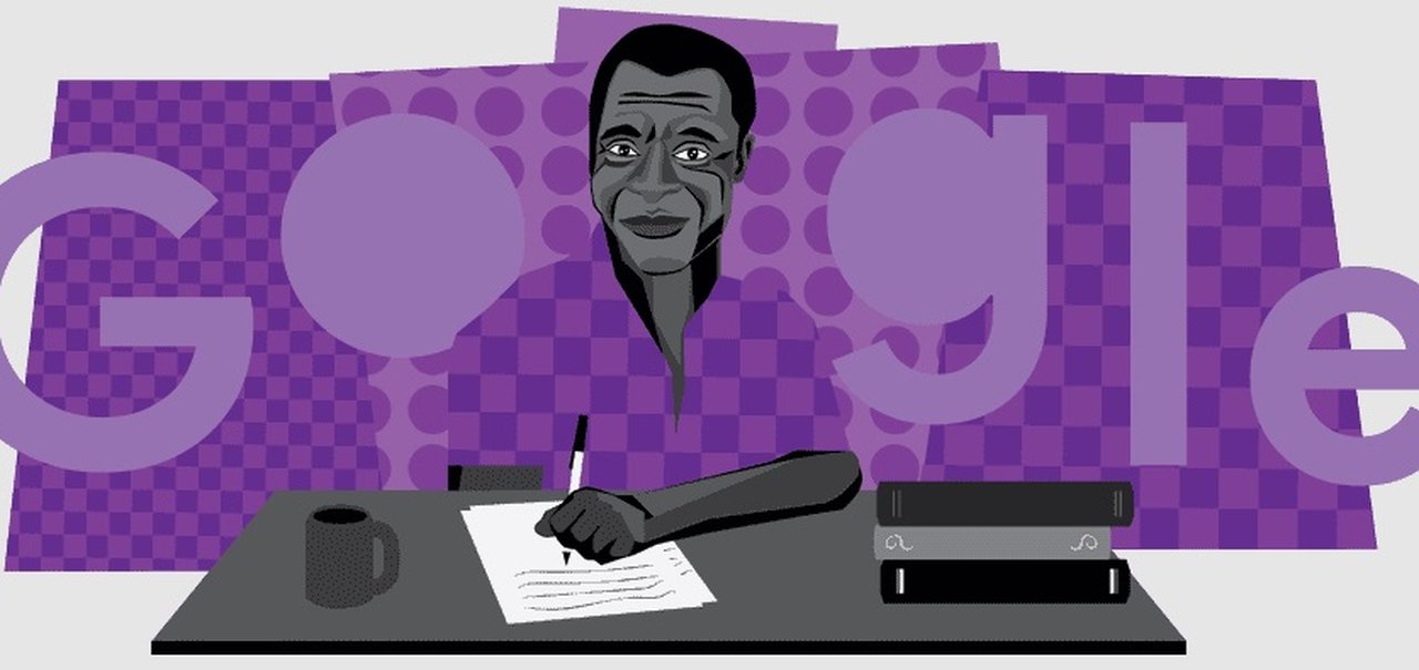 Doodle do Google celebra a vida do escritor James Baldwin