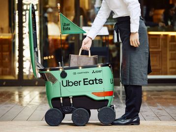 Uber Eats começará a fazer entregas utilizando robôs no Japão