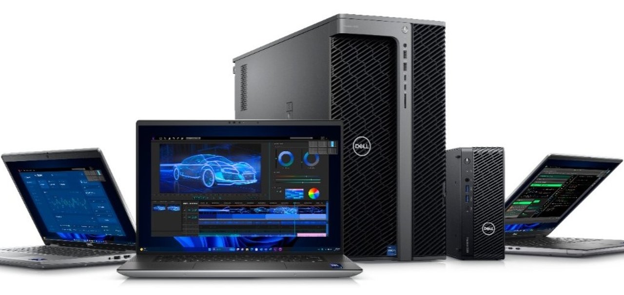 Dell anuncia novos PCs Latitude e Precision com IA e chips Intel Core Ultra