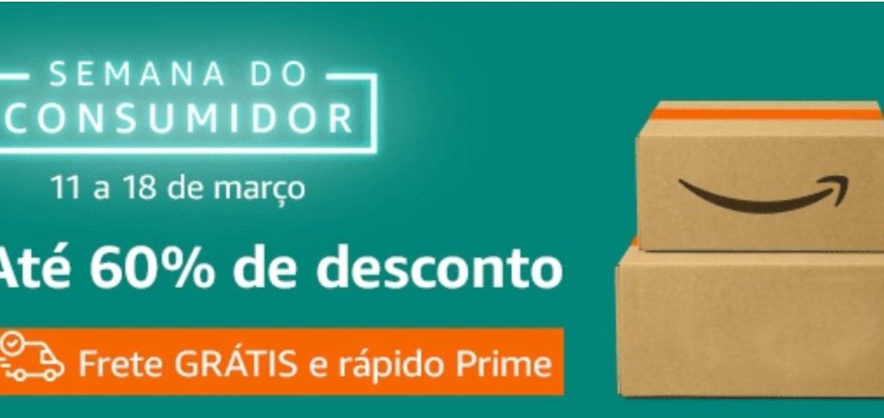 Semana do Consumidor da Amazon tem cupons diários, descontos no app e muitas ofertas; veja lista