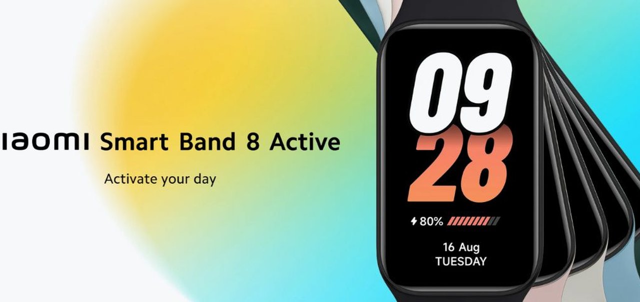 Xiaomi Smart Band 8 Active com um preço excelente e frete grátis