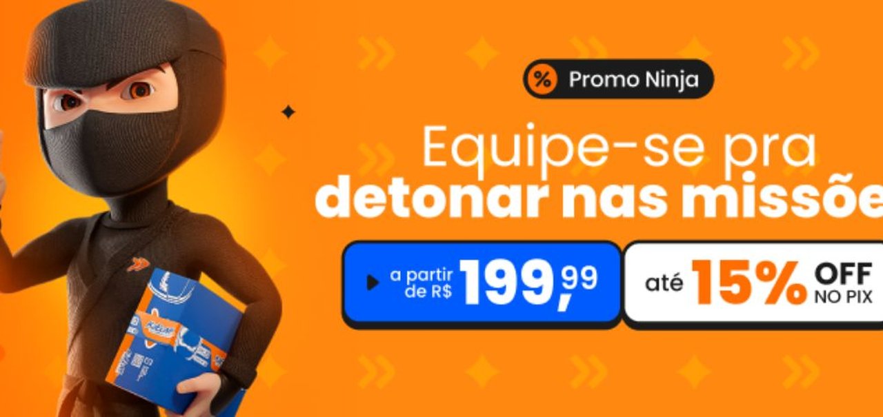 Promo Ninja do KaBuM! oferece grandes descontos em notebooks, tablets, monitores, cadeiras gamer e mais; veja lista